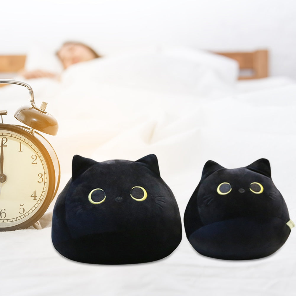 Lovely Black Cat Cushion Pillow, Cute Kitten Plush Toys, Girl A Birthday Present, Can Be Used As A Valentine's Day Gift