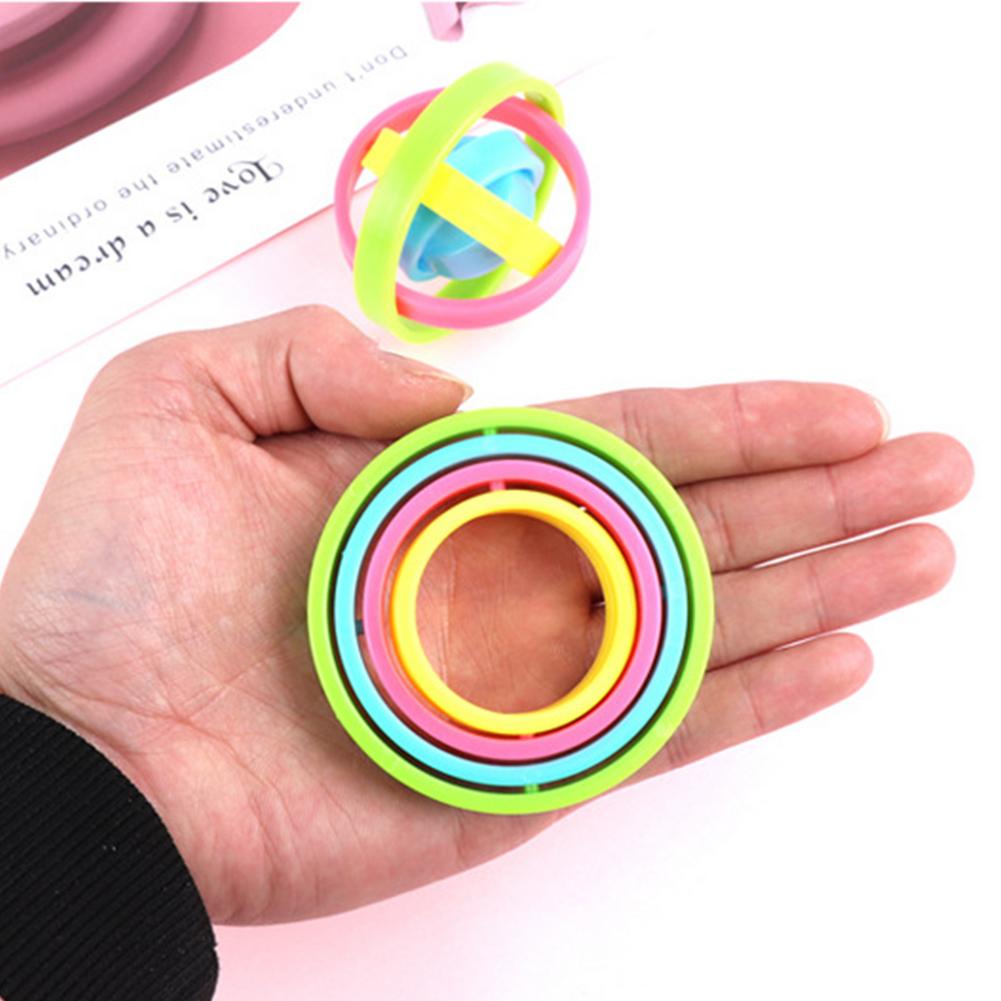 Anti-Stress Fidget Rings Fingertip Gyro Fidget Toy Magic RingTools Children Ring Finger Spinner Ring Adult Decompression Toys