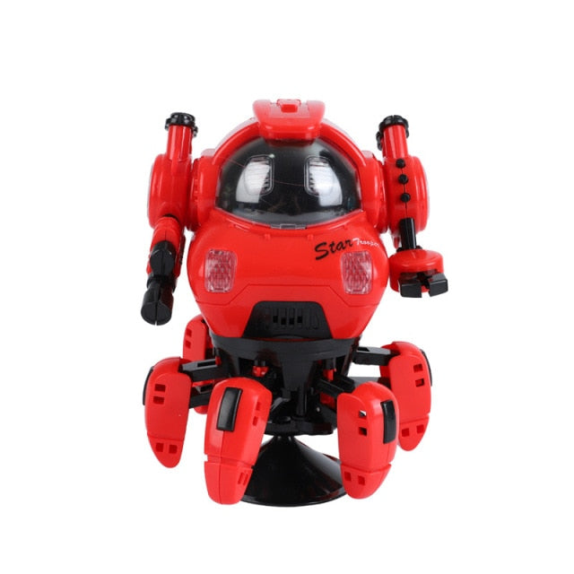Dance Music 6 Claws Robot Octopus Spider Robots Vehicle for Boys/Girls