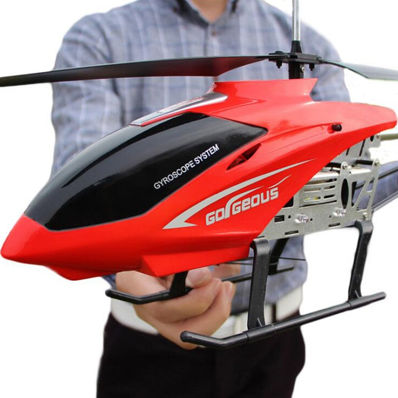New 80CM Super Large RC Aircraft Helicopter Toys Recharge Fall Resistant Lighting Control UAV Plane Model Outdoor