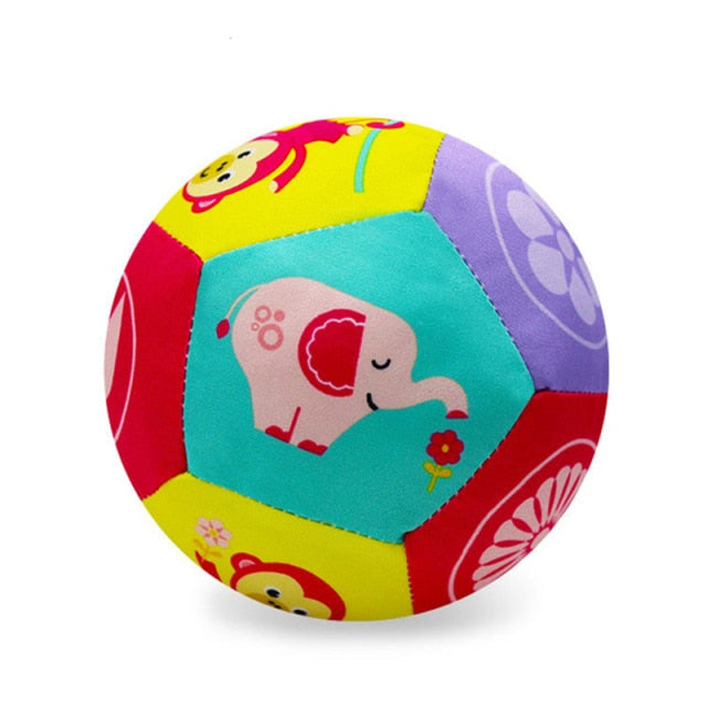 Soft Cloth Rattle Ball Baby Toy For 0-36 Months Stuffed Baby Play Ball Cartoon Animal BB Stick Hand Bell Educational Sensory Toy