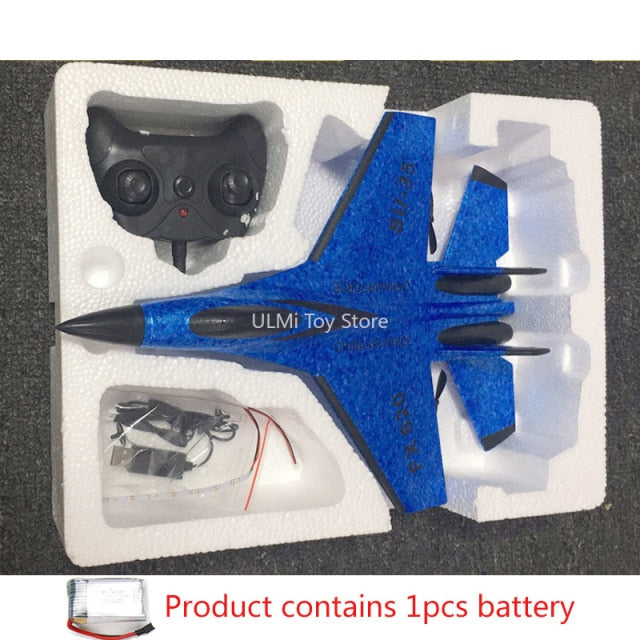 New SU-35 RC Remote Control Airplane 2.4G Remote Control Fighter Hobby Plane Glider Airplane EPP Foam Toys RC Plane Kids Gift